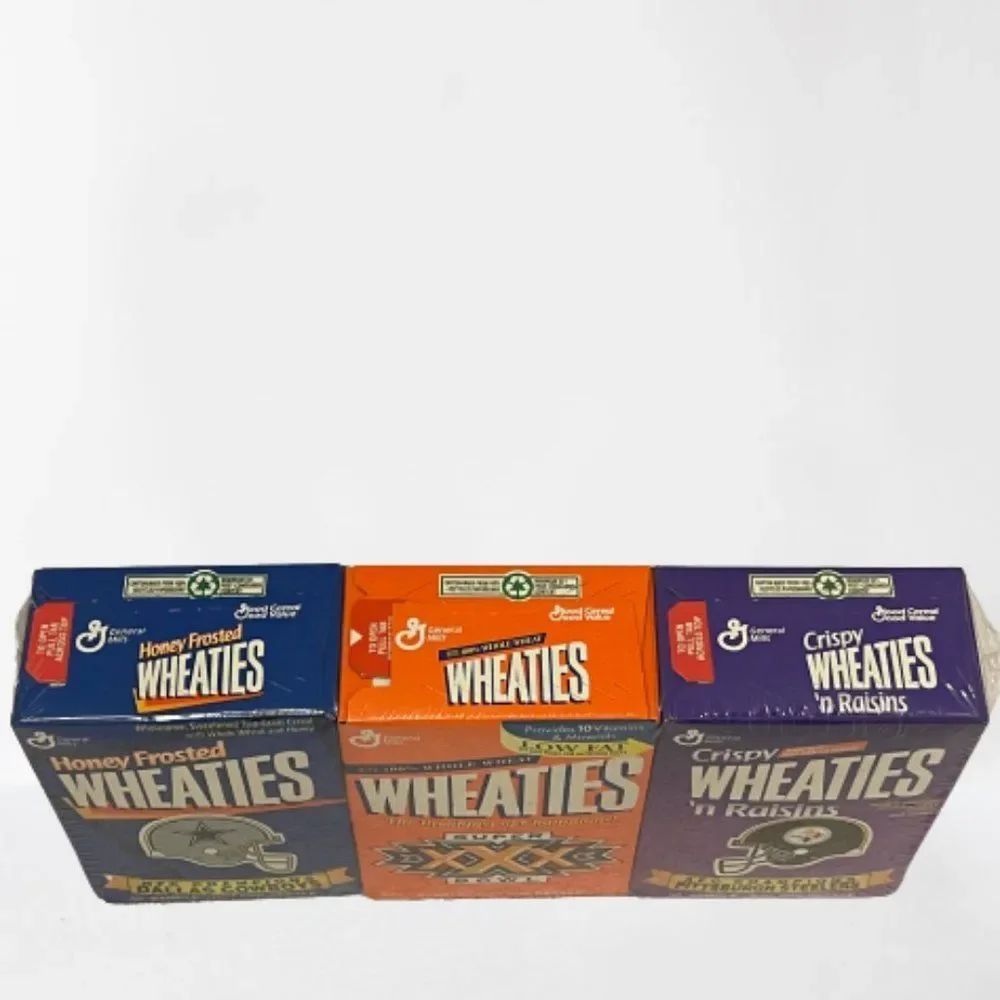 🆕Super Bowl XXX Vintage 3 pack Wheaties Boxes - Picture 3 of 4
